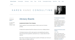 Desktop Screenshot of karenkaneconsulting.com